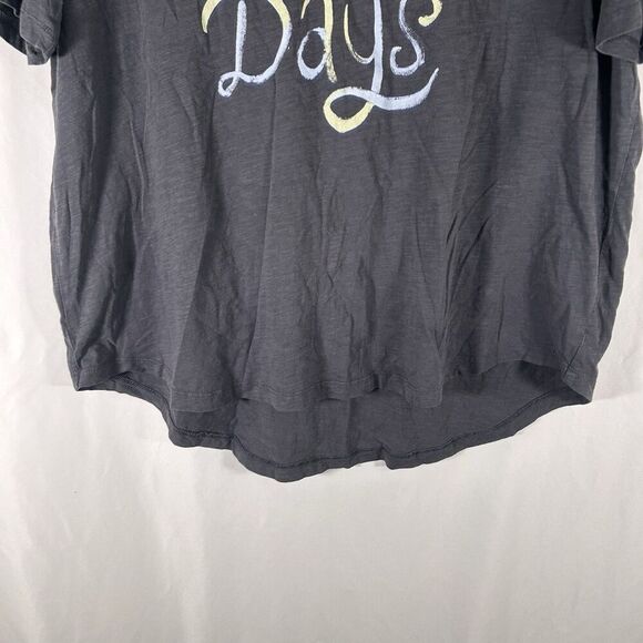 Wildfox T Shirt Women's XL Grey Sunday Short Sleeve Crew Neck 100% Cotton - Picture 3 of 8